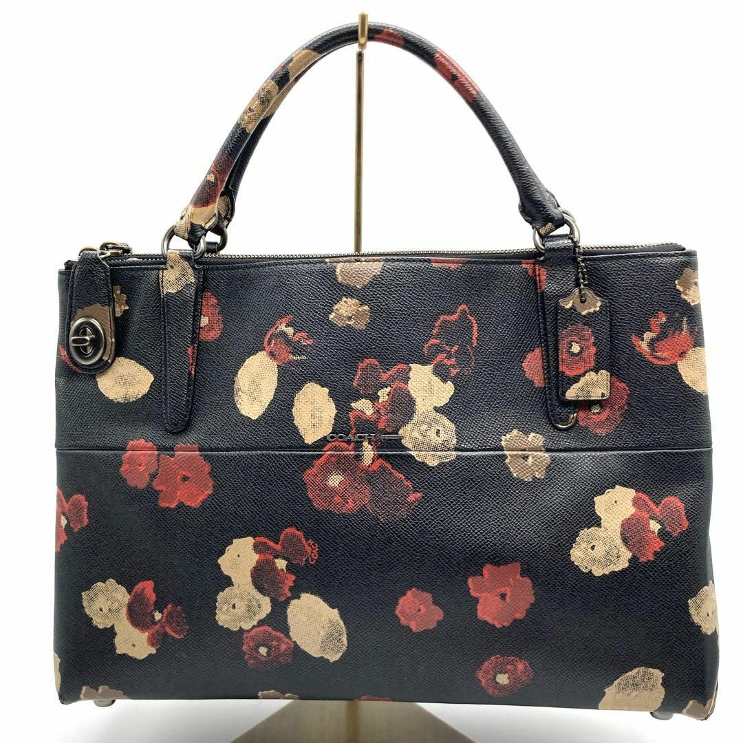 COACH　バッグ　ミネッタ　花柄