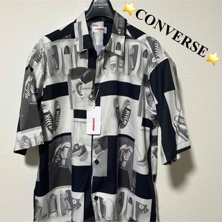 コンバース(CONVERSE)のSALE‼️CONVERSE 半袖シャツ　コンバースアロハシャツ　メンズシャツ(シャツ)
