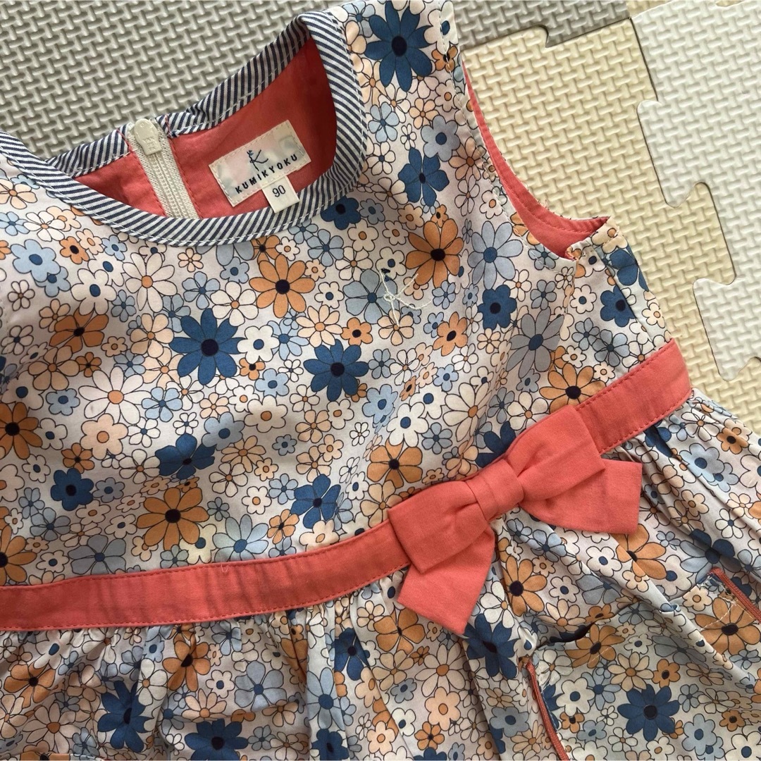 kumikyoku（組曲）(クミキョク)の組曲キッズ　ワンピース　90 キッズ/ベビー/マタニティのキッズ服女の子用(90cm~)(ワンピース)の商品写真