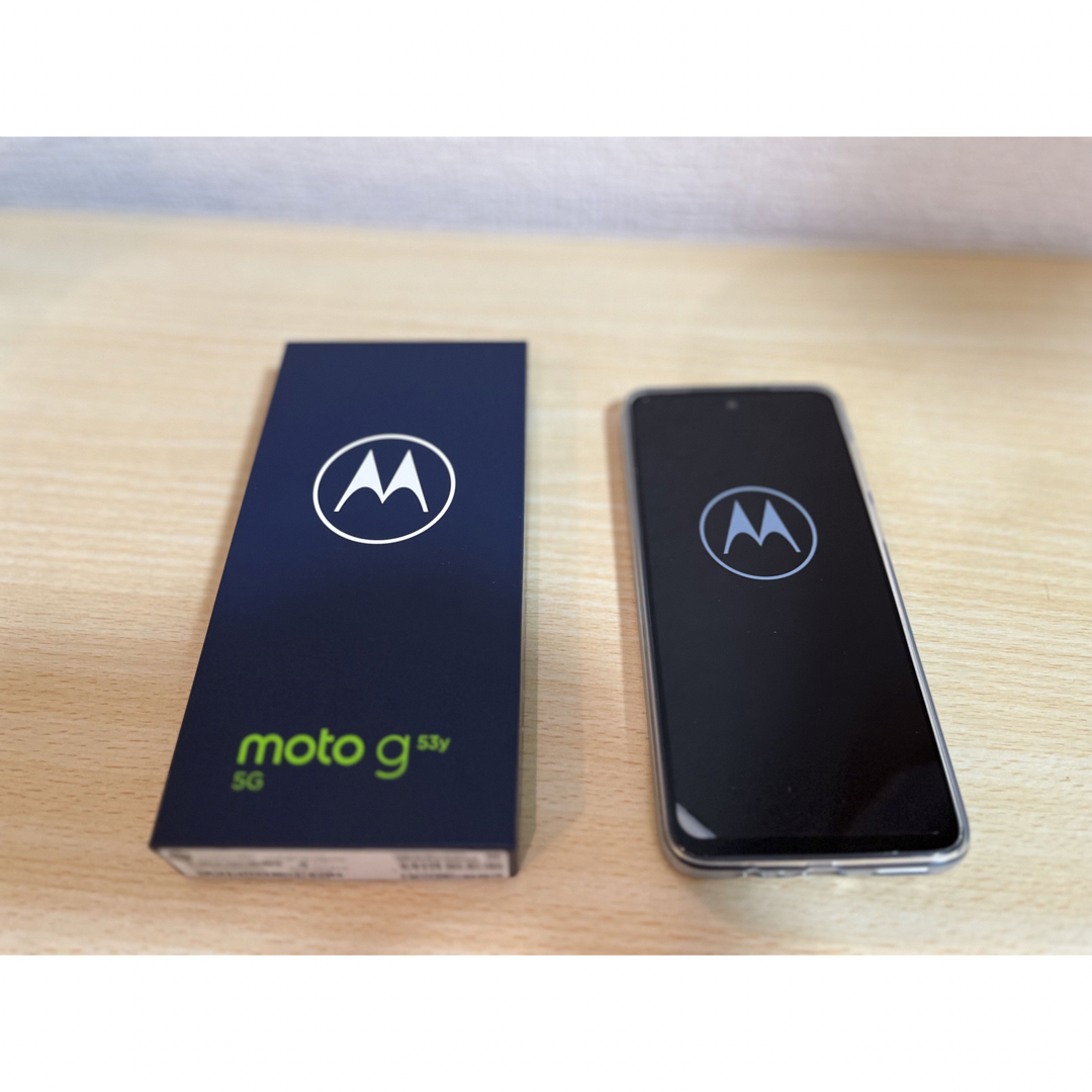 Motorola(モトローラ)の残り1点【新品未使用】モトローラ　moto g53y5G ペールピンク スマホ/家電/カメラのスマートフォン/携帯電話(スマートフォン本体)の商品写真