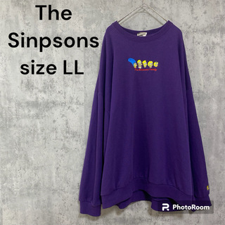 The Sinpsonsシンプソンズ ファミリー スウェットトレーナー刺繍 LL(スウェット)