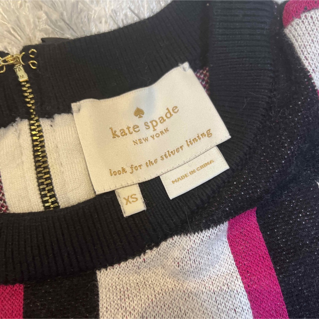 kate spade new york(ケイトスペードニューヨーク)のケイトスペード kate spade ミニワンピース XS レディースのワンピース(ミニワンピース)の商品写真