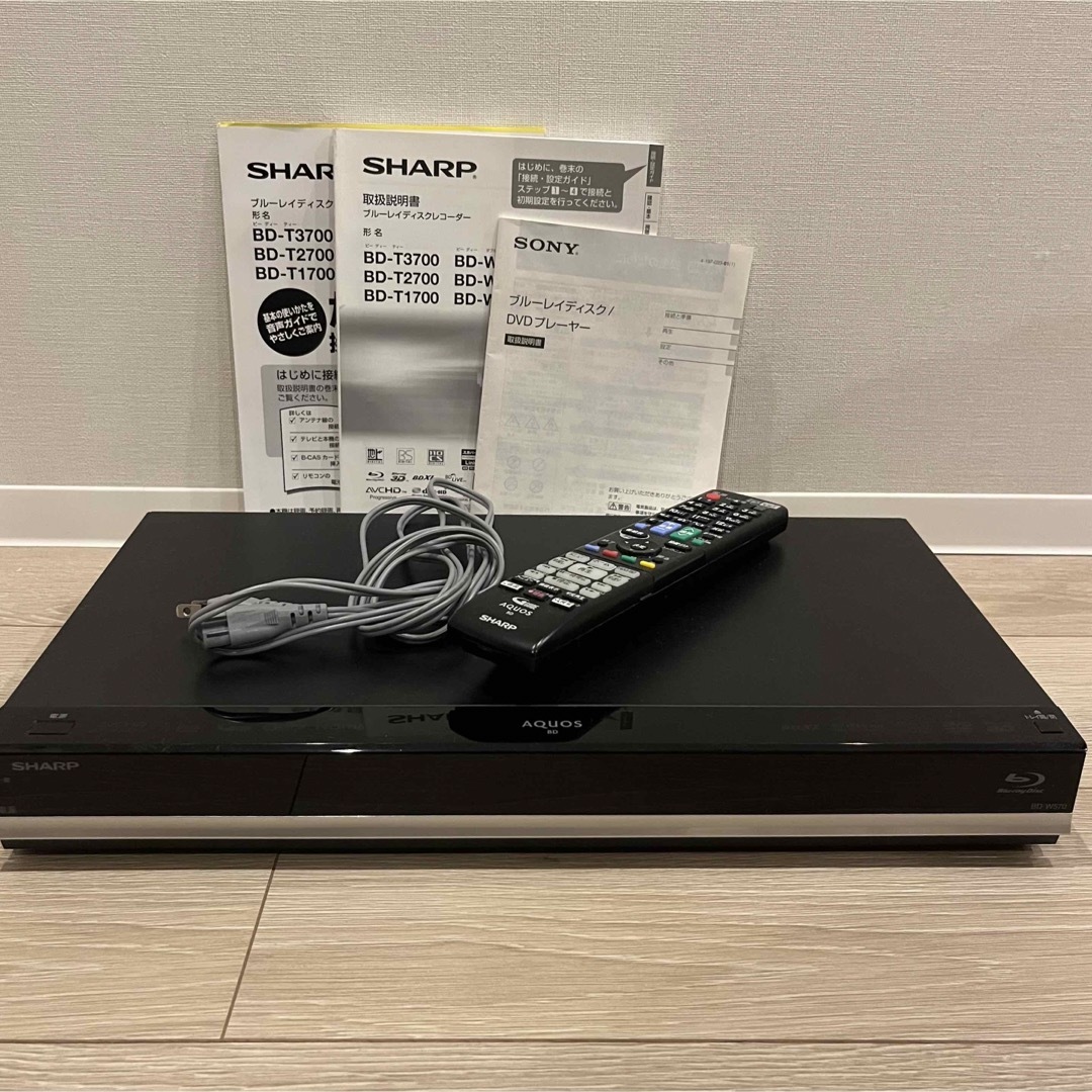 ジャンク品 SHARP AQUOS ブルーレイ BD-W570