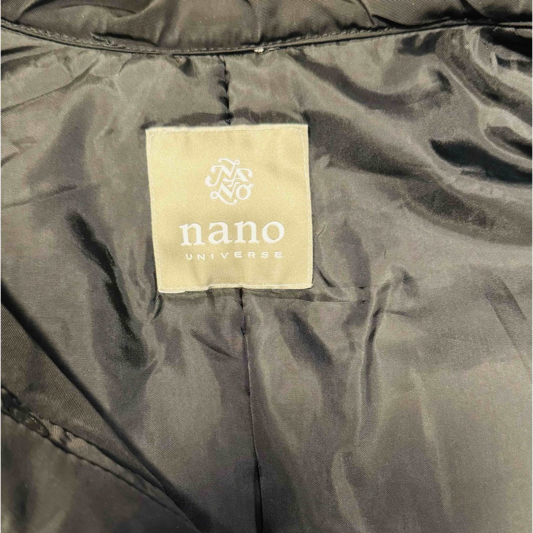 nano・universe(ナノユニバース)のナノユニバース ミリタリーフードジャケット S メンズのジャケット/アウター(ミリタリージャケット)の商品写真