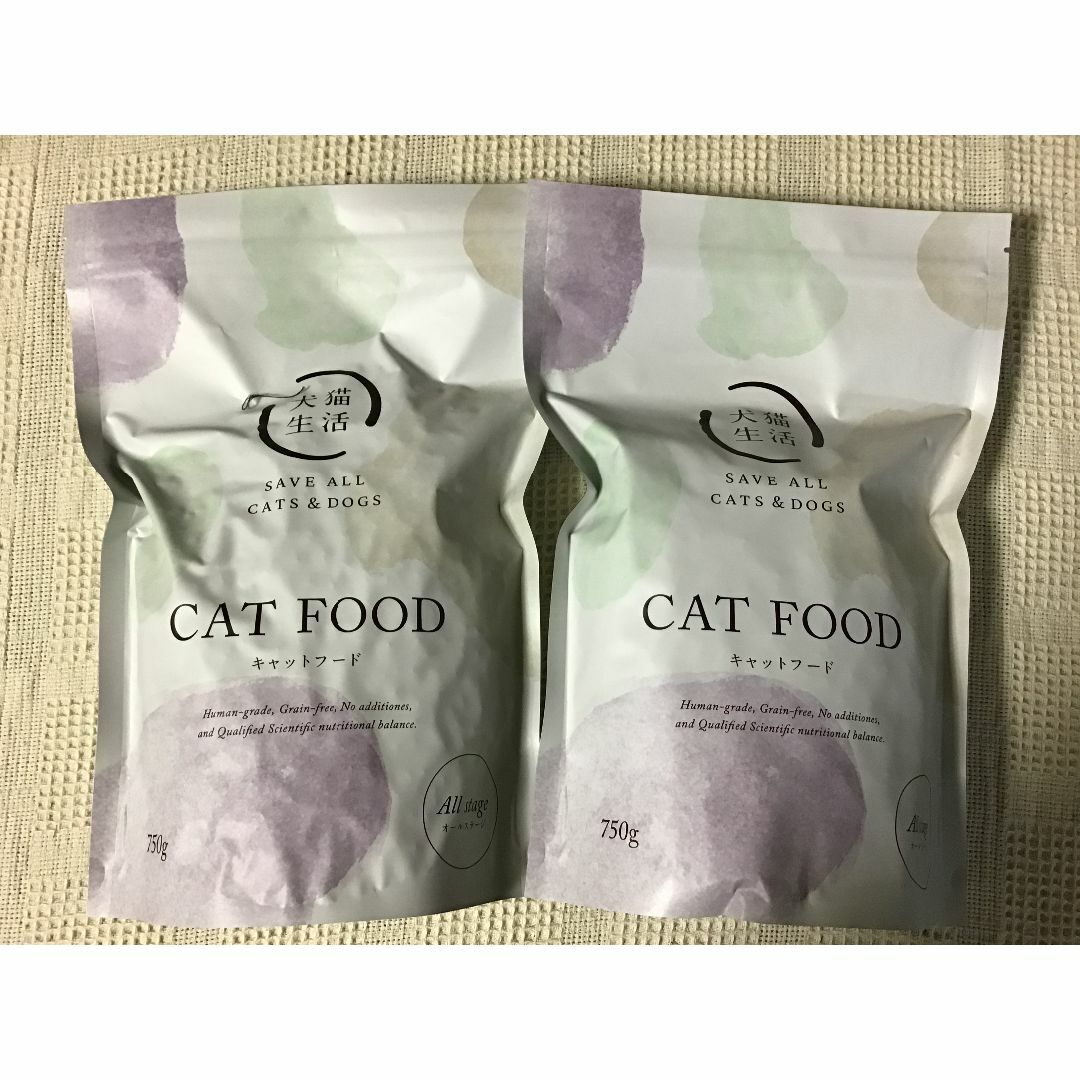 犬猫生活 キャットフードオールステージ 金沢港の朝獲れ魚味 750g×1袋
