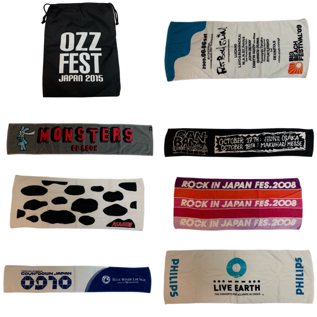 OZZ FEST 袋 MONSTERS OF ROCK… フェスタオル 計8点