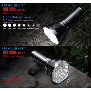 IMALENT MS18 LED 世界一明るい 懐中電灯 ハンドライト(ライト/ランタン)