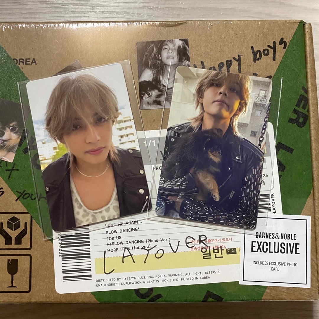 BTS V Layover 購入特典 トレカ、LOVE YOURSELFトレカ