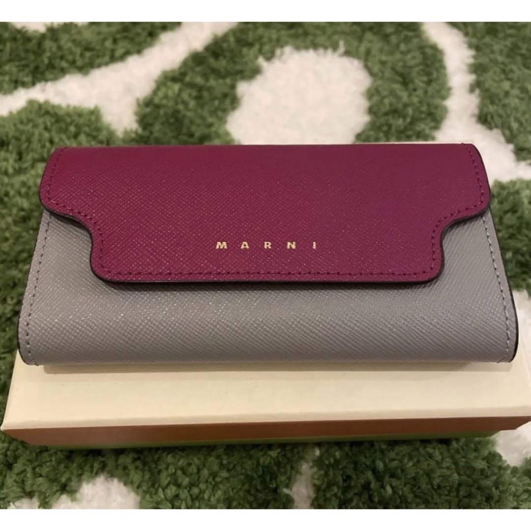 Marni(マルニ)の送料込♡新品未使用♡MARNI♡バイカラー♡キーケース レディースのファッション小物(キーケース)の商品写真