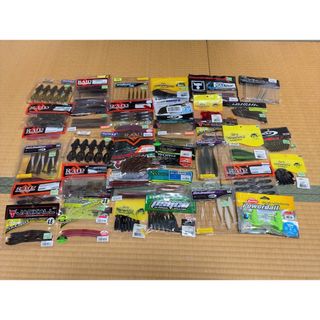 バス釣りワーム 約40点まとめ売り O.S.P レイド ゲーリー ジャッカル-