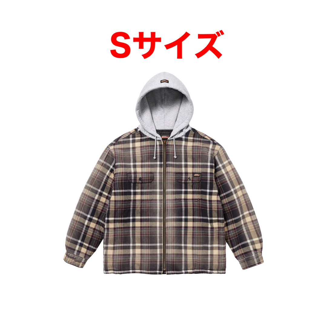 Supreme Dickies Plaid Hooded ZipUp Shirt