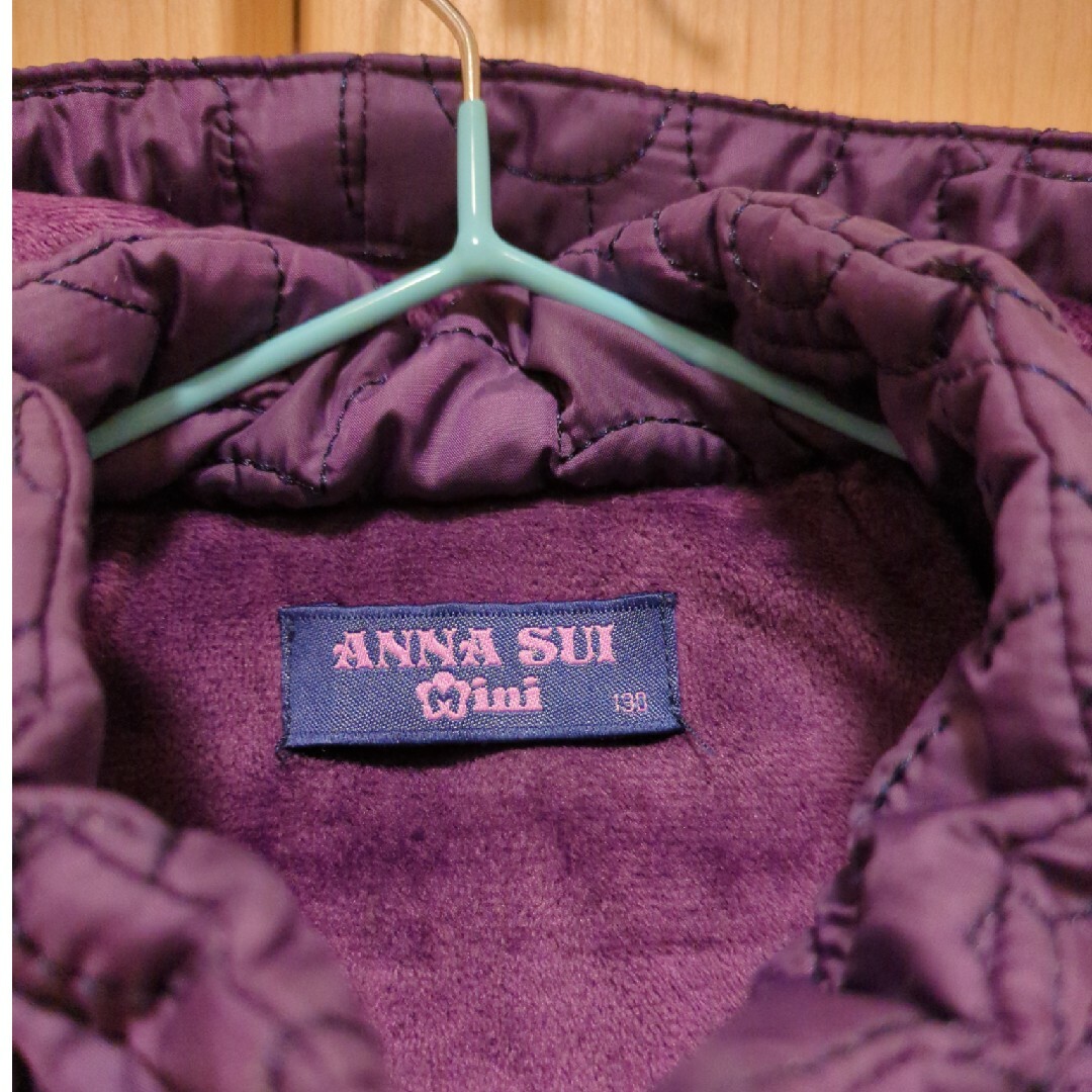 ANNA SUI mini(アナスイミニ)のANNA SUI  MINI   ジャンバー コート 130 キッズ/ベビー/マタニティのキッズ服女の子用(90cm~)(コート)の商品写真