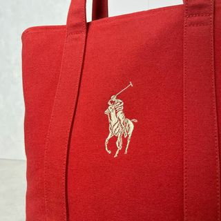 POLO RALPH LAUREN   良品ポロラルフローレン キャンバス トート