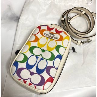 コーチ(COACH)のコーチ　レインボー　ショルダーバッグ　スマホショルダー(ショルダーバッグ)