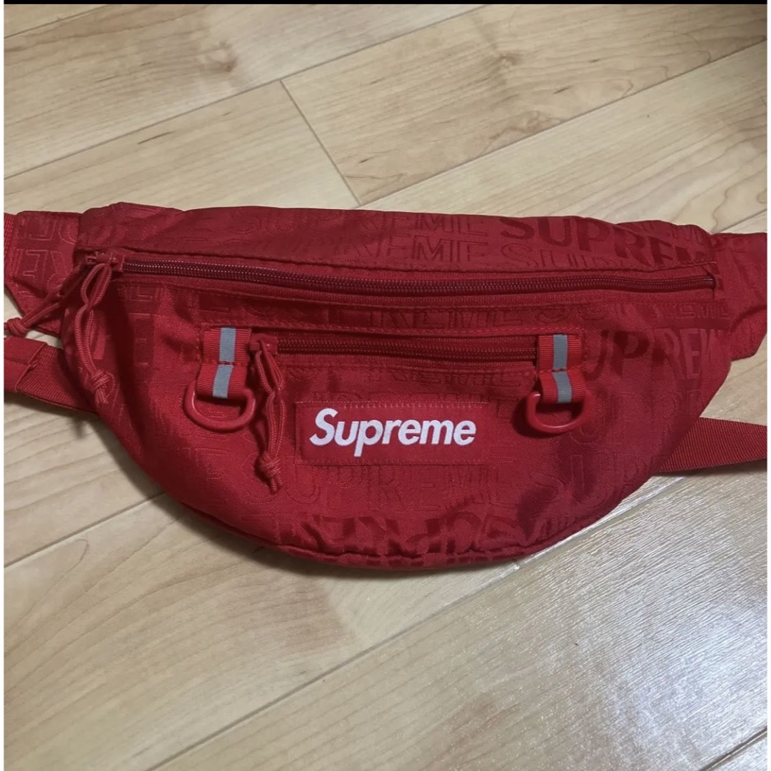 supreme 19ss waist bag 美品 赤-