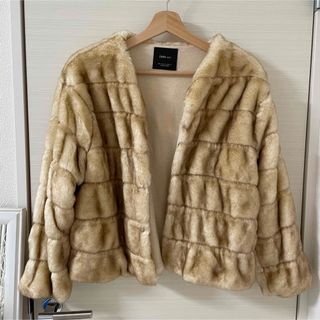 ♡zara ファー ハーフコート Sサイズ♡韓国ファッション 美品