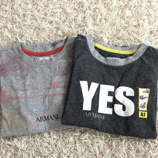 アルマーニ ジュニア(ARMANI JUNIOR)のARMANIJUNIORアルマーニジュニアのロンT2枚セット☆(Tシャツ/カットソー)