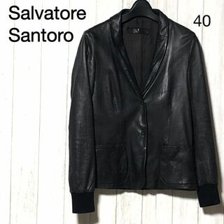 サルバトーレサントロ ラムレザージャケット/Salvatore Santoro(テーラードジャケット)