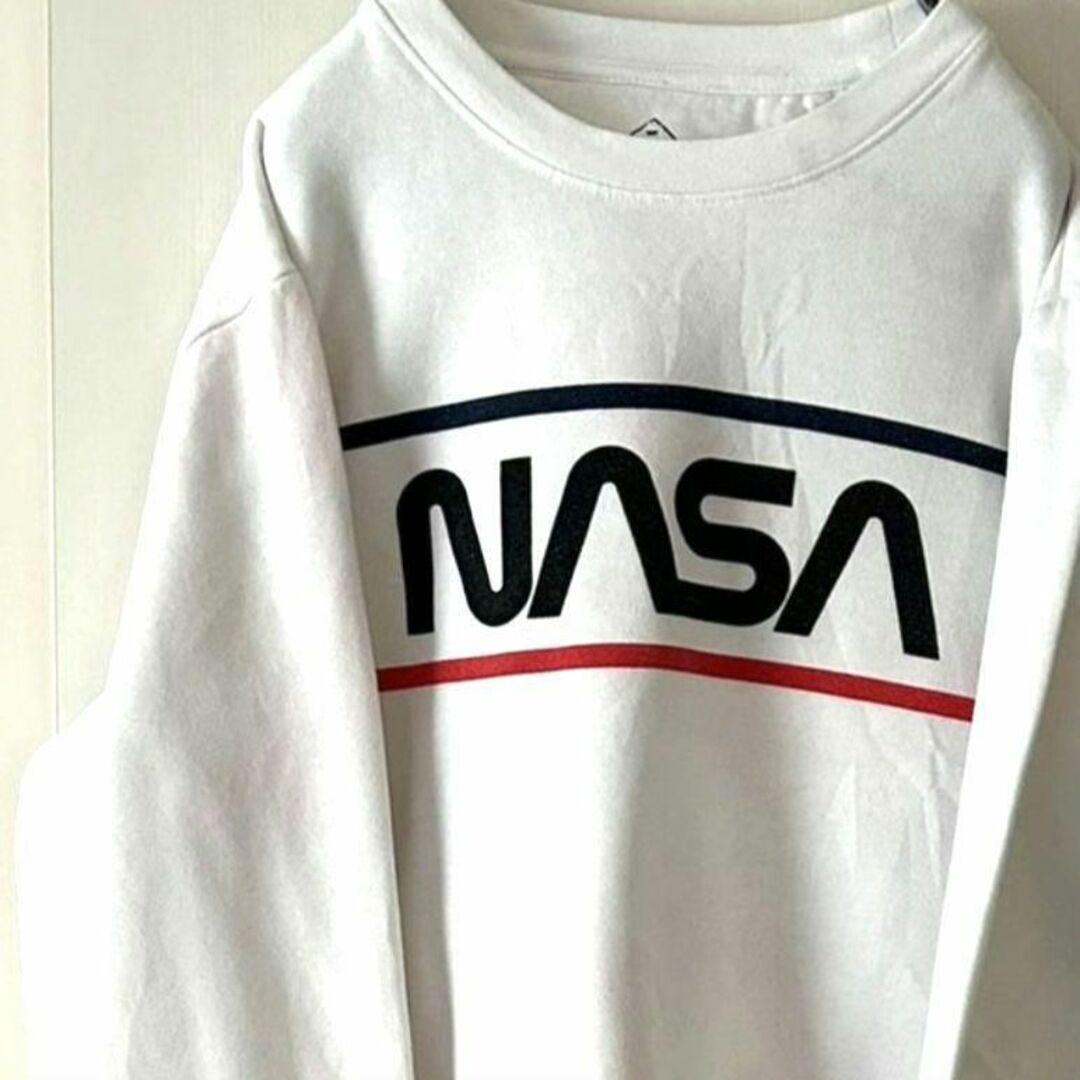 WELLWORN NASA ナサ スウェットトレーナー ホワイト 白