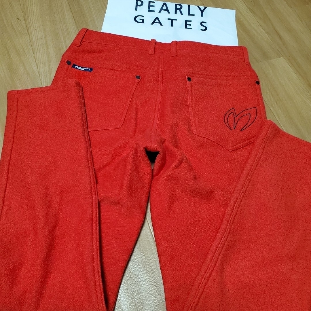 新品 パーリーゲイツ マスターバニー 裏起毛 スーパーストレッチパンツ(5)L