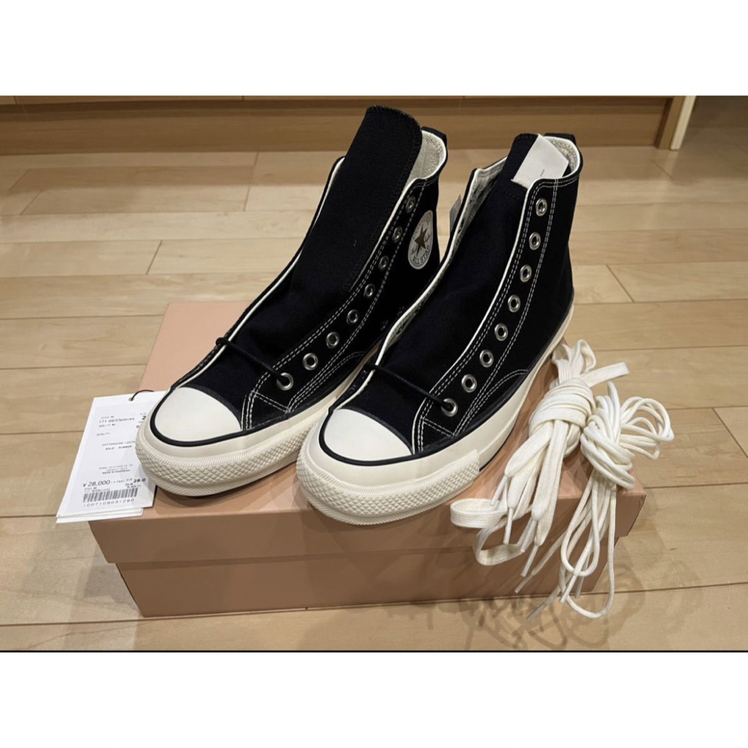 ブラック28.0cm N.HOOLYWOOD T.NOGUCHI CONVERSE 野口