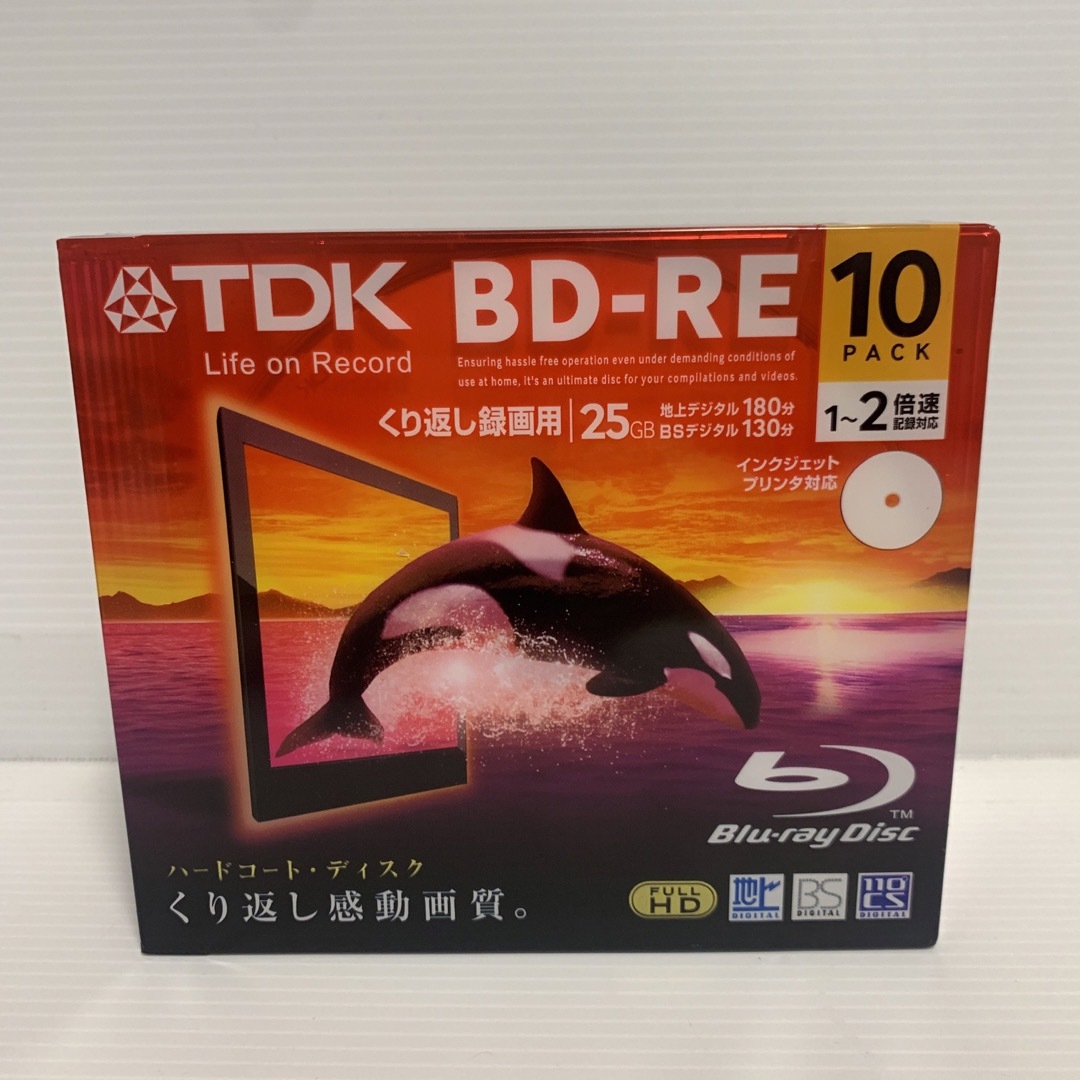 TDK(ティーディーケイ)のTDK BD-RE ブルーレイディスク 10パック  BEV25PWA10A エンタメ/ホビーのDVD/ブルーレイ(その他)の商品写真