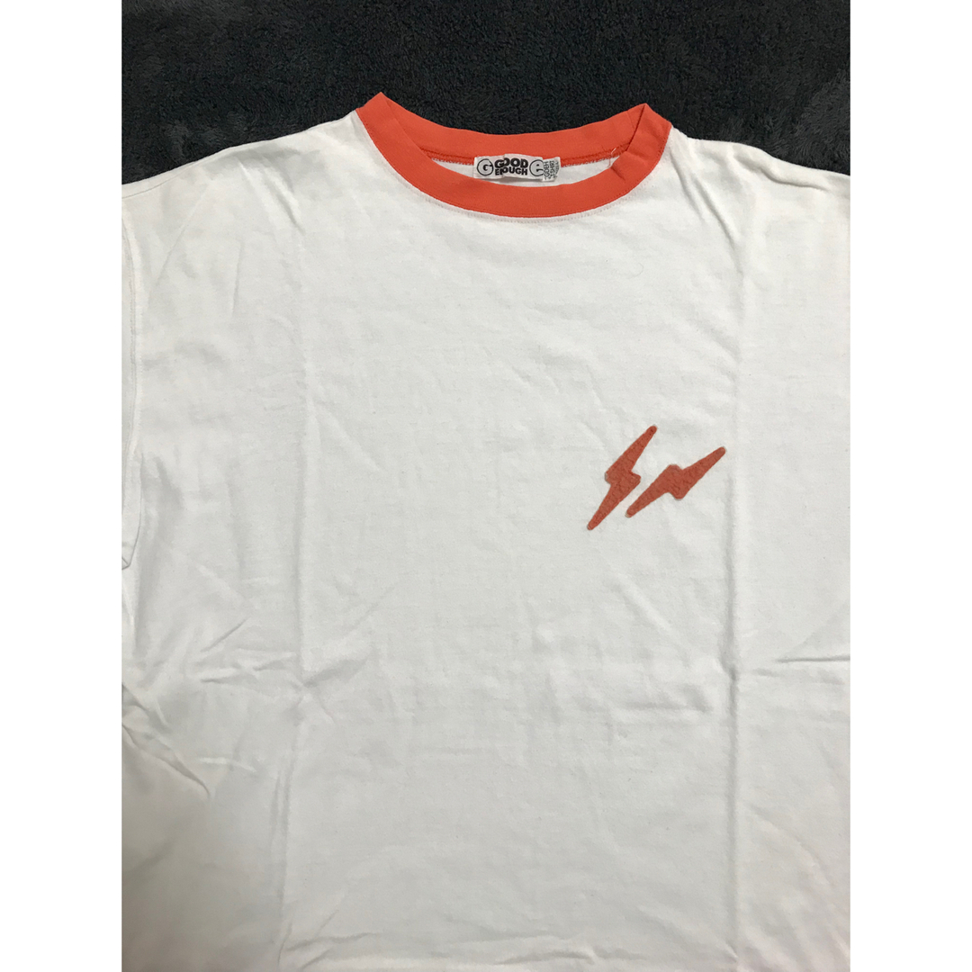 GOODENOUGH(グッドイナフ)のgoodenough Ringer Tee  White/Orange L メンズのトップス(Tシャツ/カットソー(半袖/袖なし))の商品写真