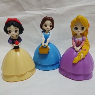 ディズニー(Disney)のカプキャラヒロインドール白雪姫・ベル・ラプンツェル(その他)