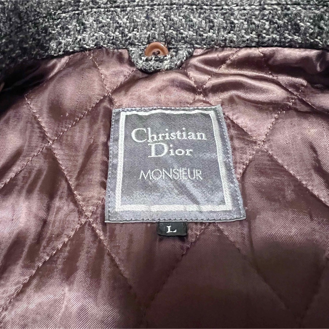 Christian Dior(クリスチャンディオール)の希少サイズL★Christian Dior ディオール チェック柄 ブルゾン メンズのジャケット/アウター(ブルゾン)の商品写真