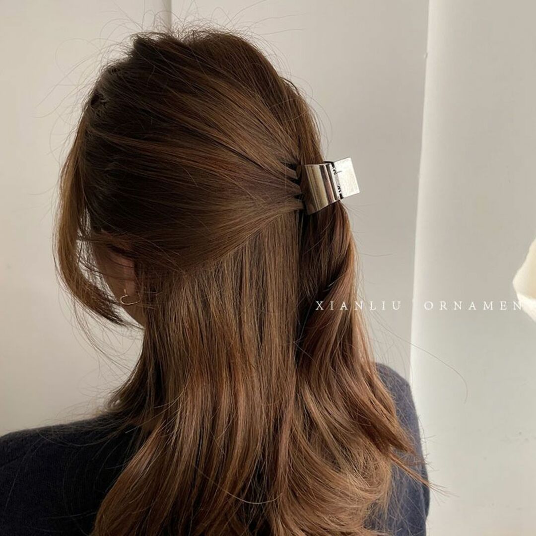 [ナカノヤ] バンスクリップ NKVS11PG 04FC99 レディースのヘアアクセサリー(バレッタ/ヘアクリップ)の商品写真