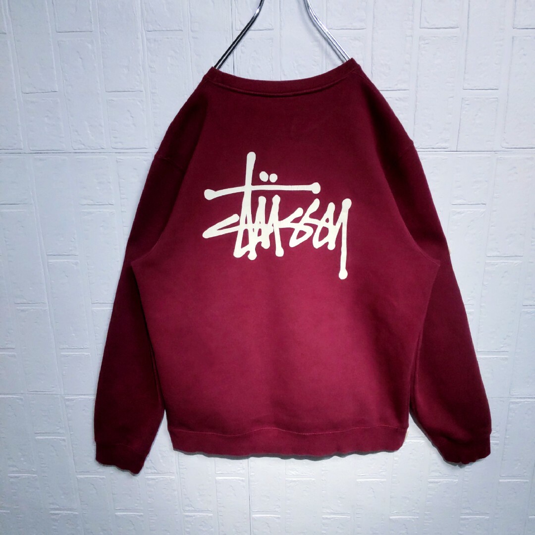 STUSSY(ステューシー)》ロゴスウェット 裏起毛 ビッグシルエット