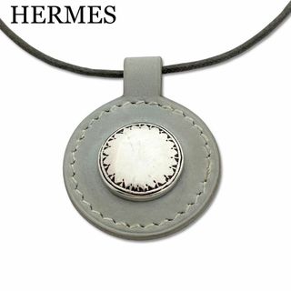 エルメス(Hermes)の希少 エルメス トゥアレグ レザー ネックレス ペンダントアクセサリー □E刻印(ネックレス)