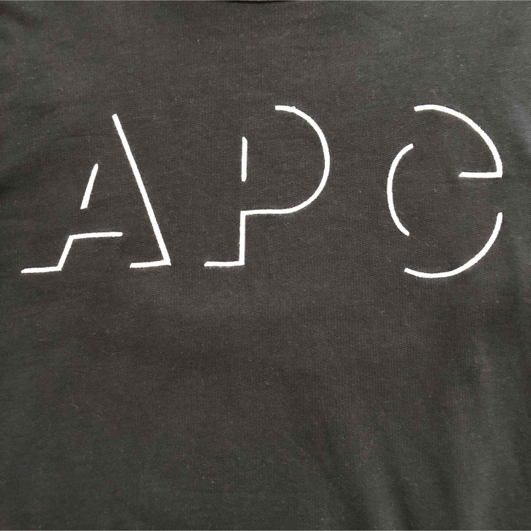 【APC/アーペーセー】ロゴ入りスウェット　ネイビー