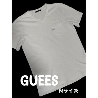 ゲス(GUESS)のゲス//Vネック/Tシャツ/M(Tシャツ(半袖/袖なし))