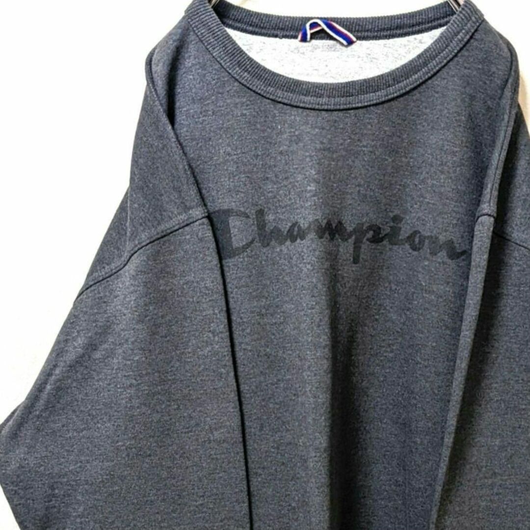 チャンピオン Champion ロゴ スウェット グレー 灰色 L 海外