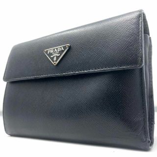 《極美品》PRADA プラダ♬財布　メンズ　レディース　黒