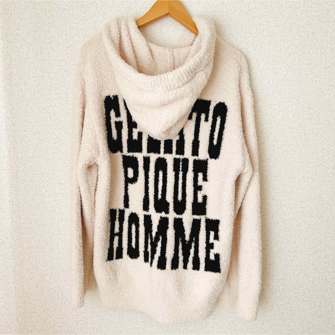 新品gelato pique HOMME パウダービッグロゴパーカー