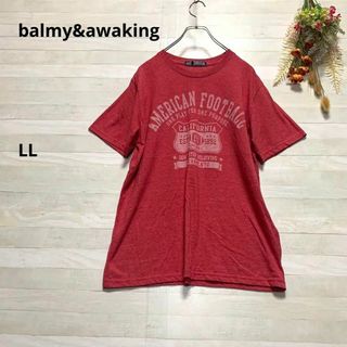 バルミー(balmy)のbalmy&awaking　Tシャツ  大きめサイズ　ユニセックス　アメフト(Tシャツ(半袖/袖なし))