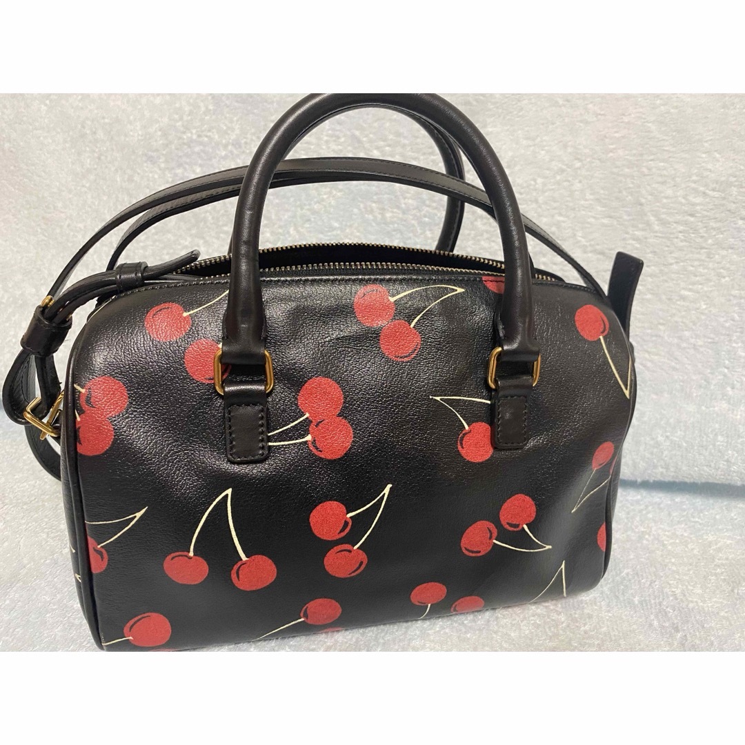SAINT LAURENTサンローランチェリー柄ダッフルベイビーエディボストン