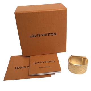 ルイヴィトン(LOUIS VUITTON)のルイヴィトン M00226 スカーフリング ゴールド  LOUIS VUITTON カフ・ナノグラム モノグラム(その他)