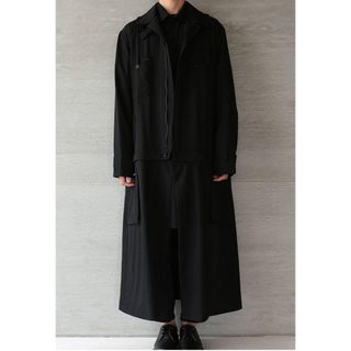 ヨウジヤマモトプールオム(Yohji Yamamoto POUR HOMME)の【求】 yohji yamamoto  17aw ツナギコート(チェスターコート)