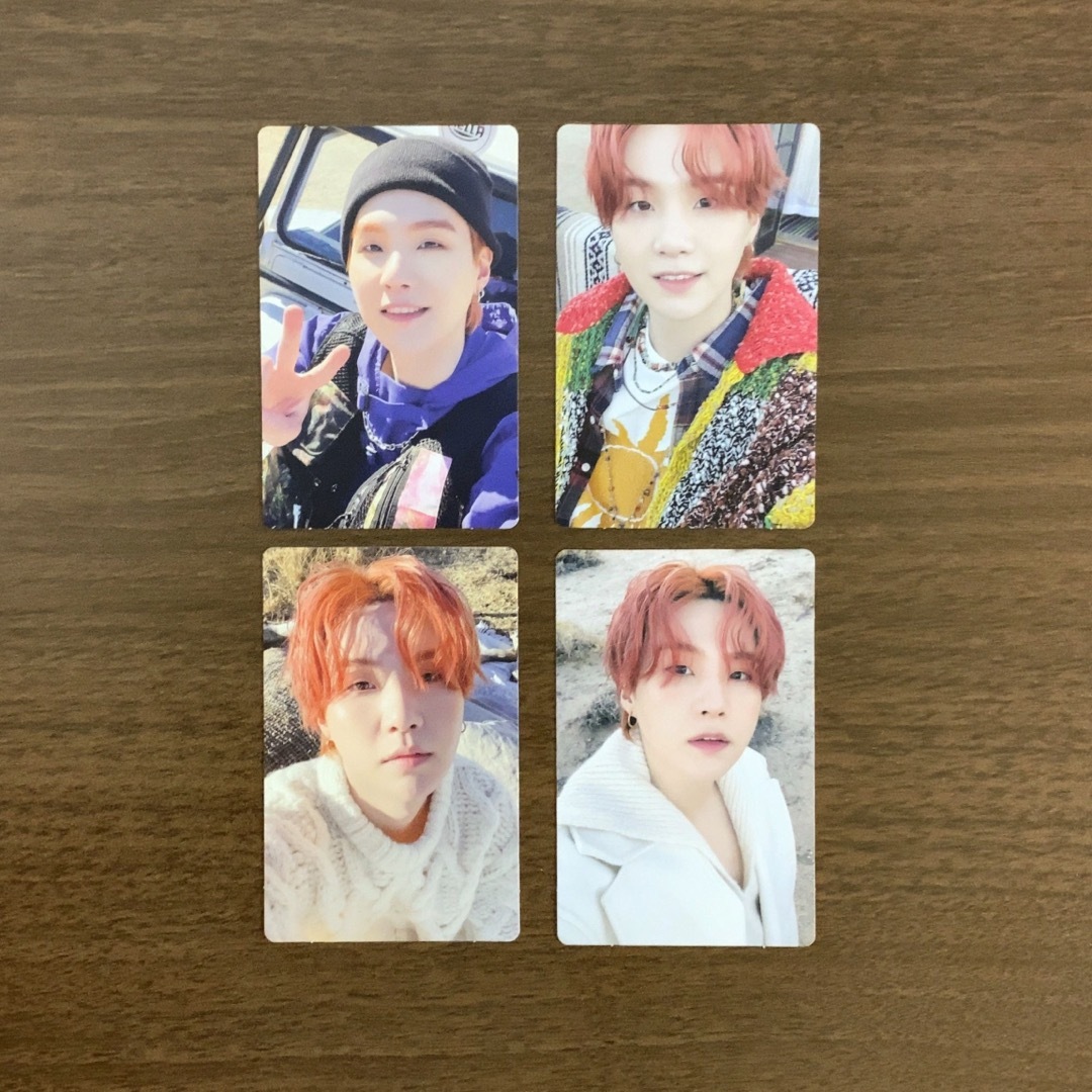 BTS ユンギ Photo Book 写真集 トレカ 4枚セット SUGA | フリマアプリ ラクマ