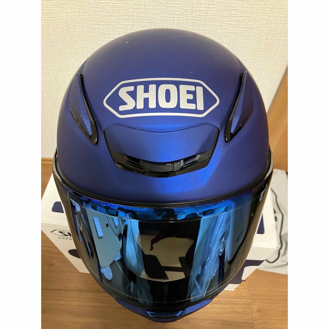 SHOEI Z-8 マットブルーメタリック Mサイズ 2022年6月バイク