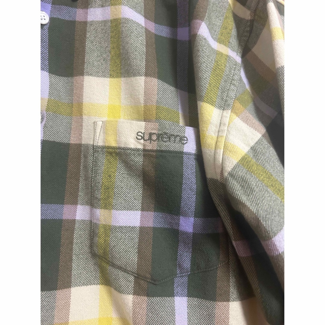 supreme Plaid Flannel Shirt Ｍサイズ 2