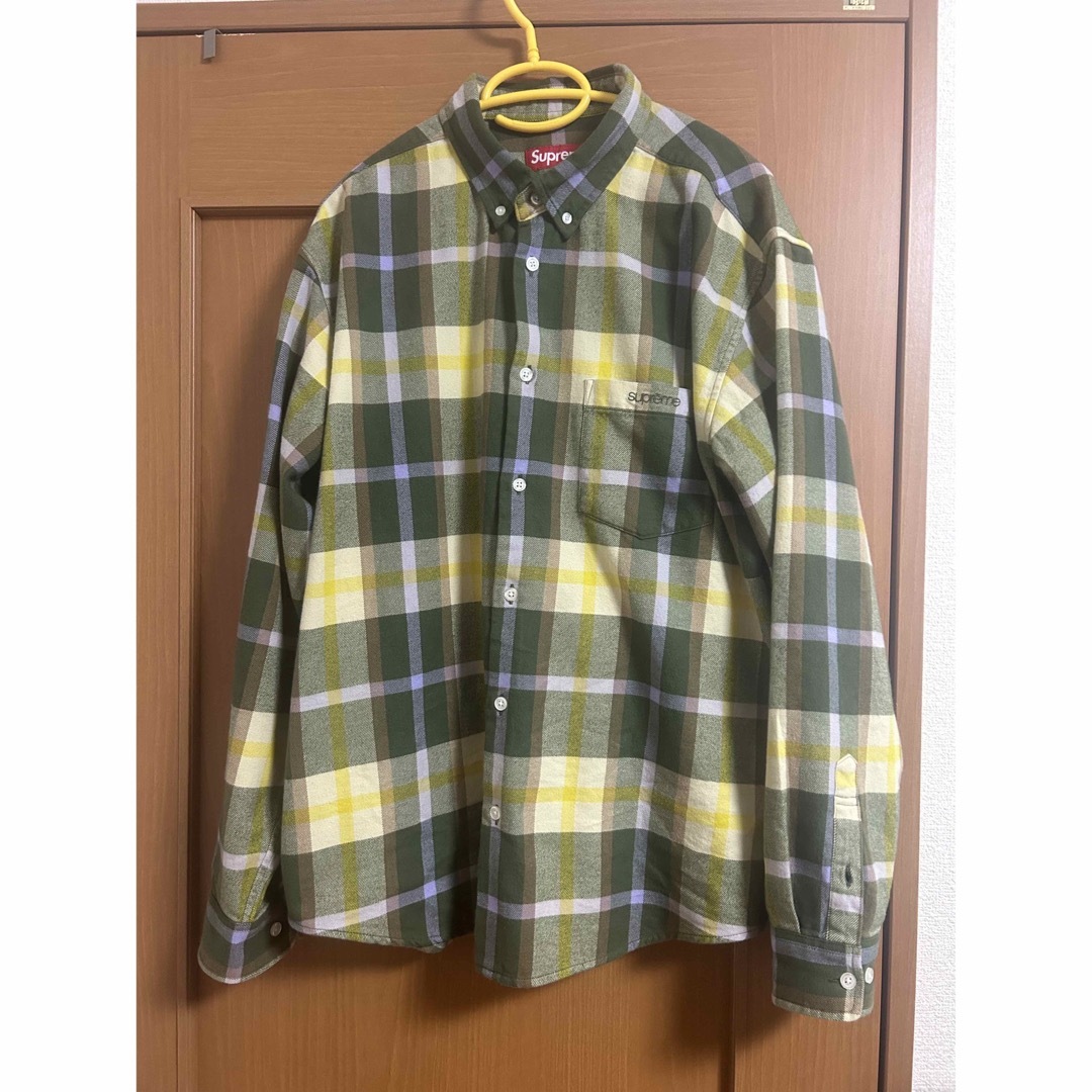supreme Plaid Flannel Shirt Ｍサイズ 1