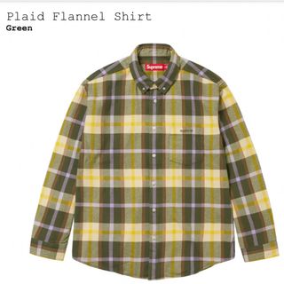 supreme plaid flannel shirt black M