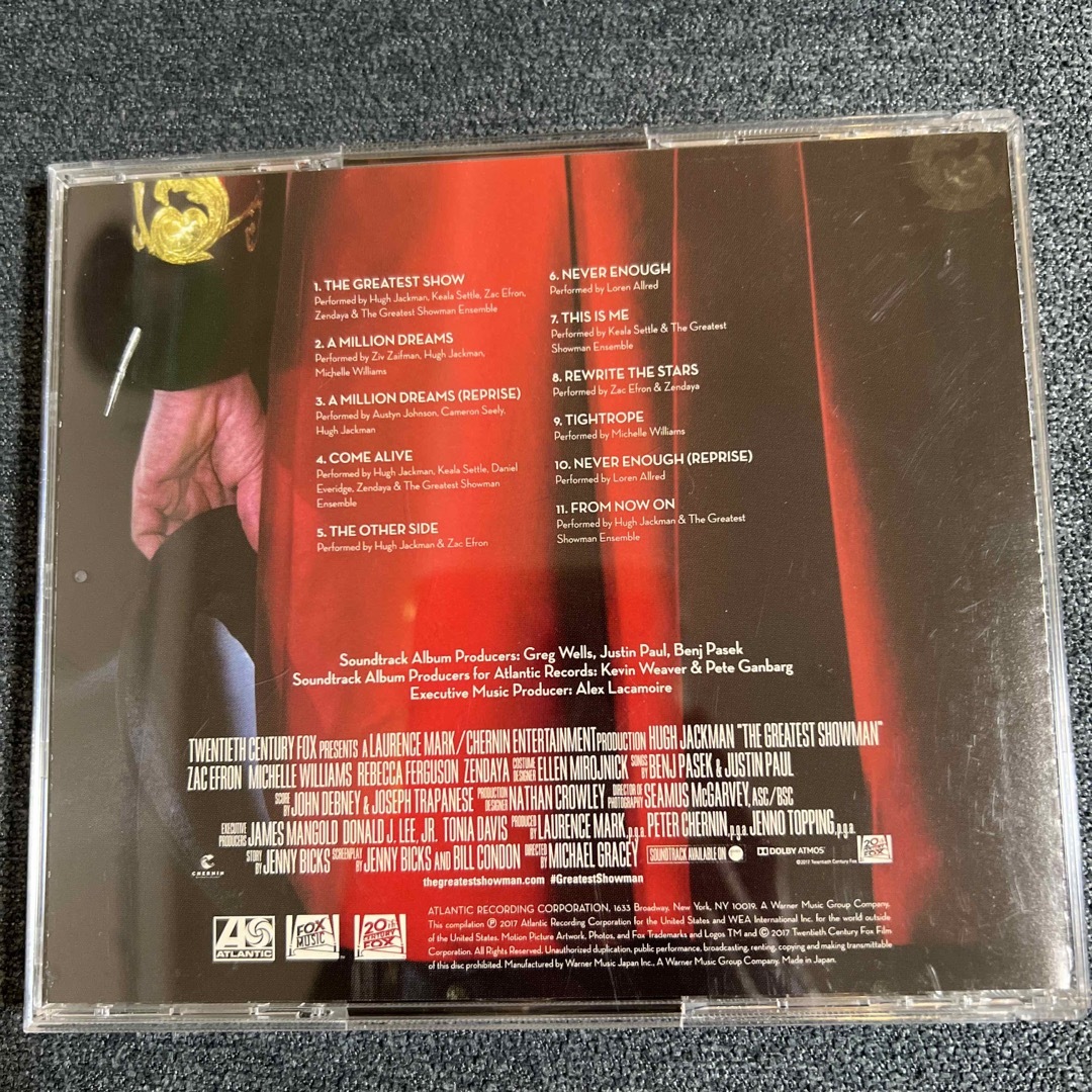 グレイテスト•ショーマン　オリジナルサウンドトラック エンタメ/ホビーのCD(映画音楽)の商品写真
