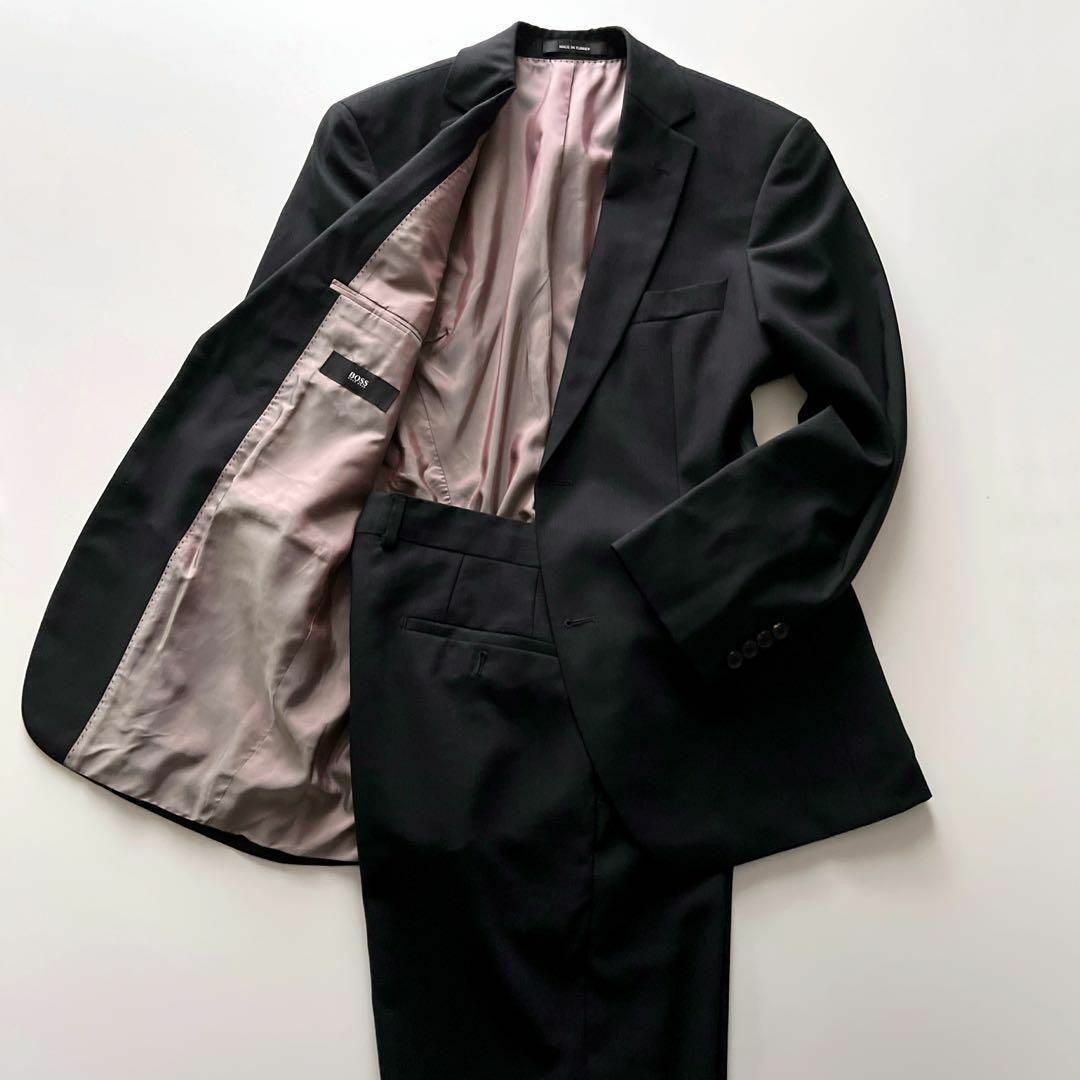 HUGO BOSS - 【シャンパンピンクカラー】HUGO BOSS シングル スーツ