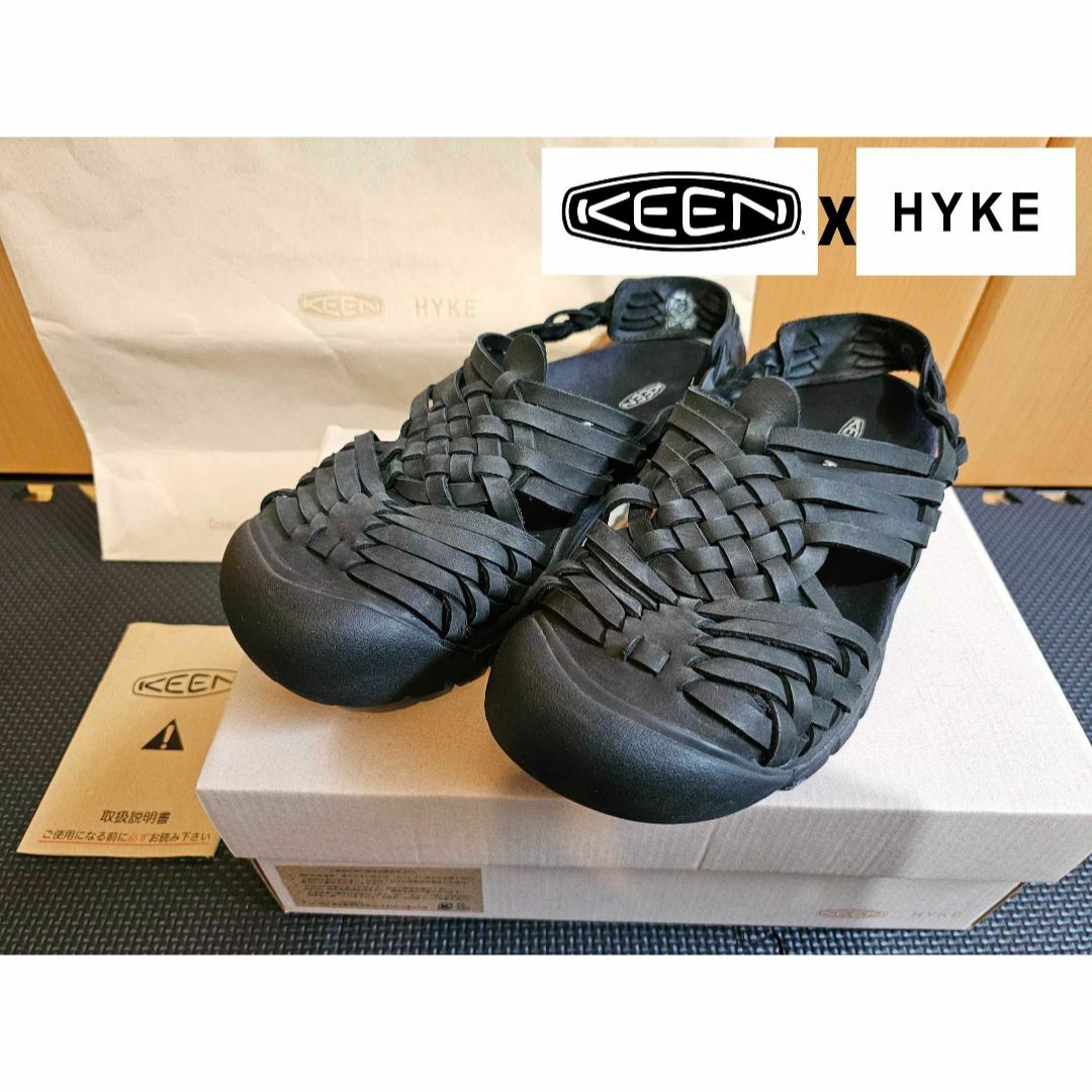 KEEN × HYKE ROSARITA Ⅱ黒 27cm サンダルキーン