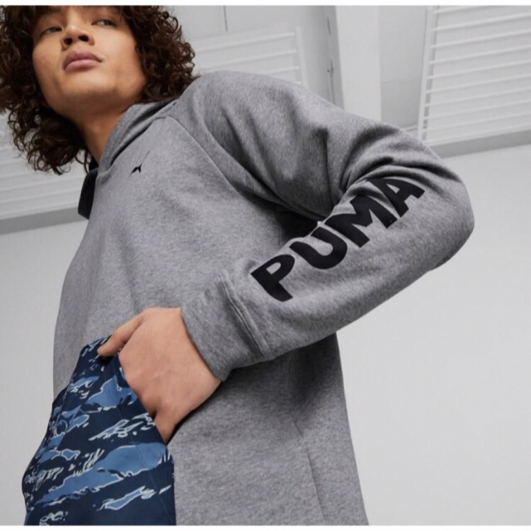 PUMA(プーマ)の【PUMA / プーマ】プルオーバーパーカー スウェット・グレー系・XL メンズのトップス(パーカー)の商品写真